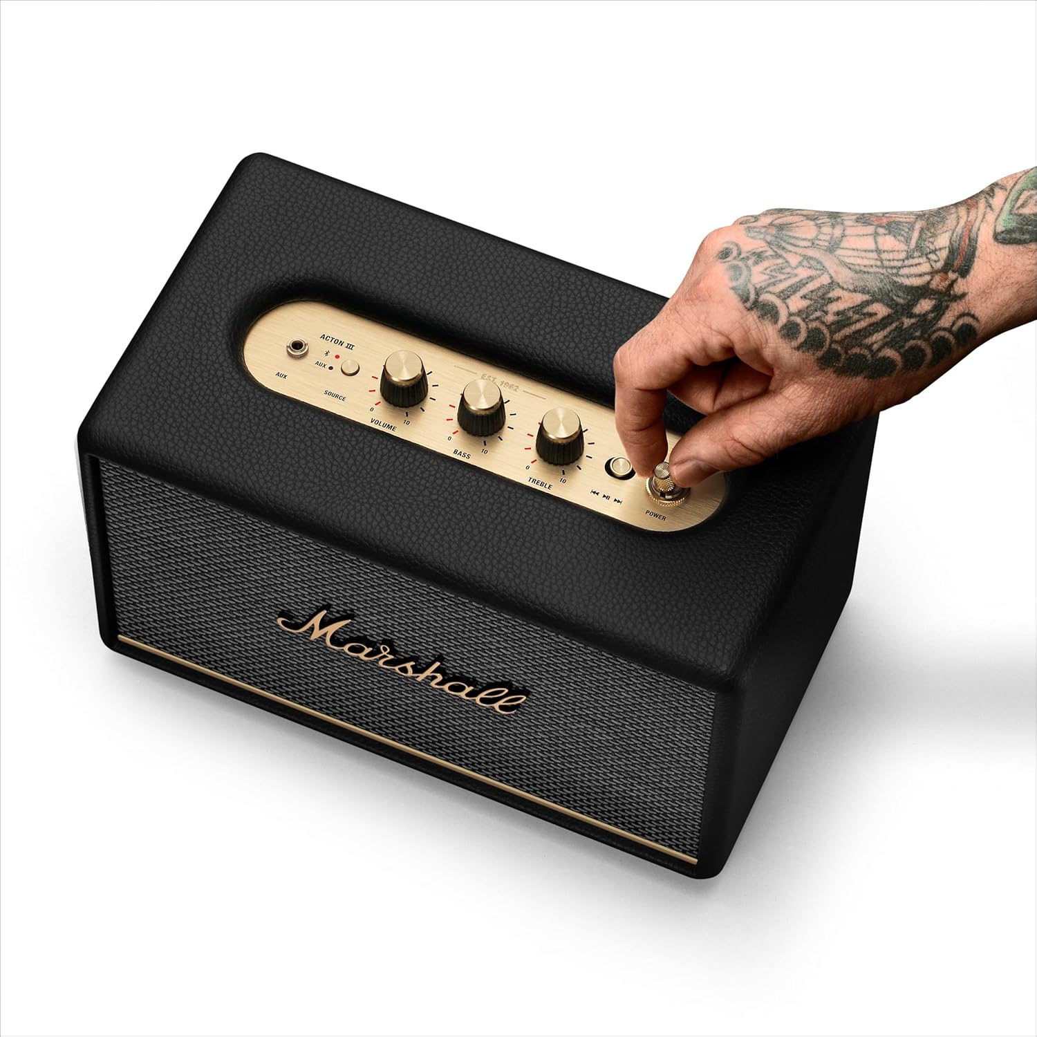 Marshall Woburn III Bluetooth Speaker - Black - Image 4