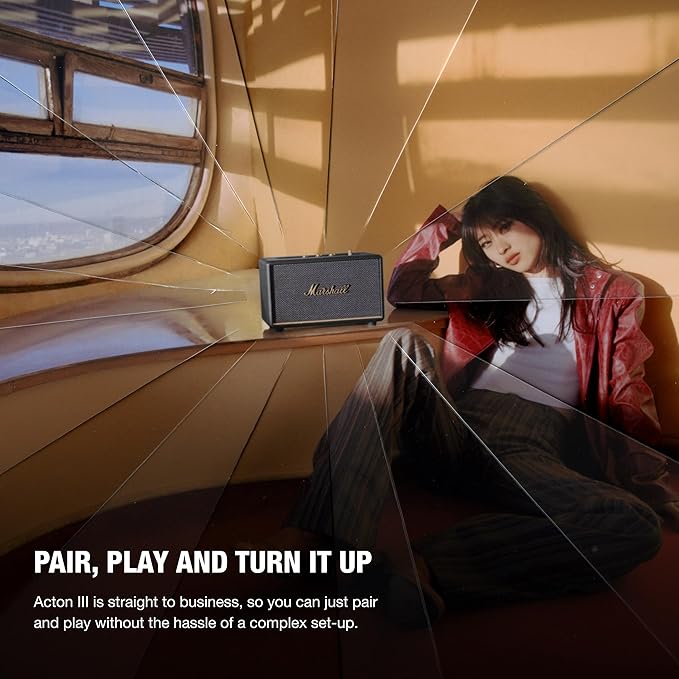 Marshall Woburn III Bluetooth Speaker - Black - Image 6