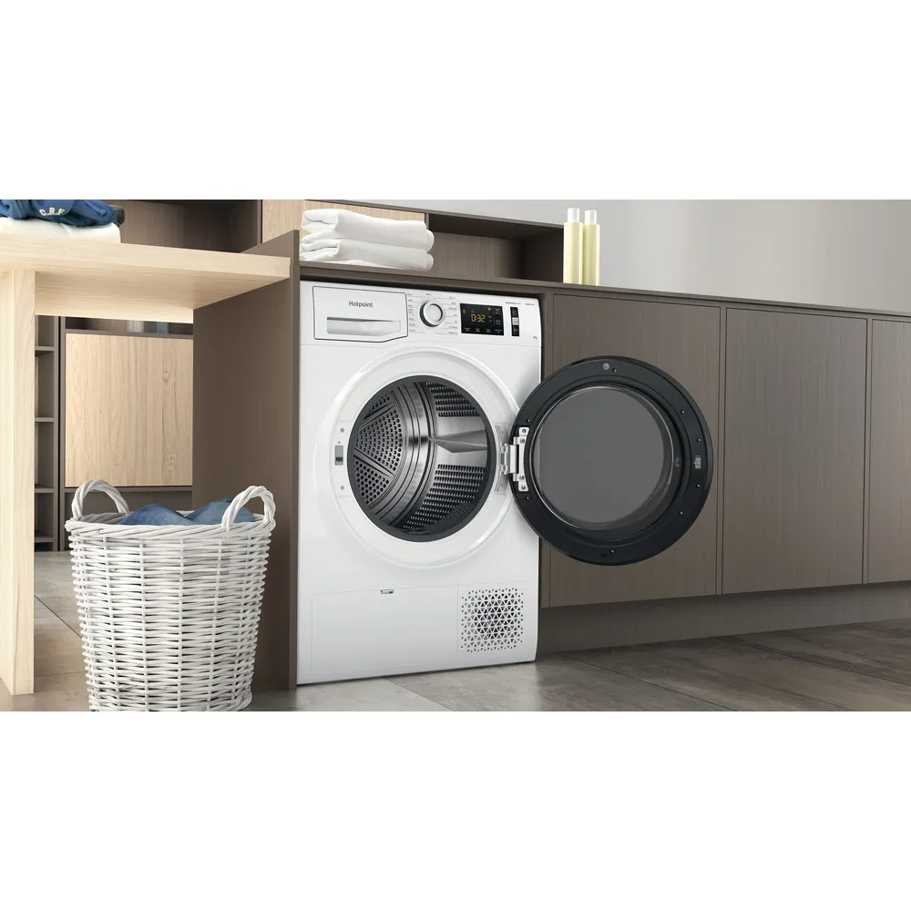 Hotpoint NTM119X3EUK 9kg Heat Pump Tumble Dryer - White - Image 7