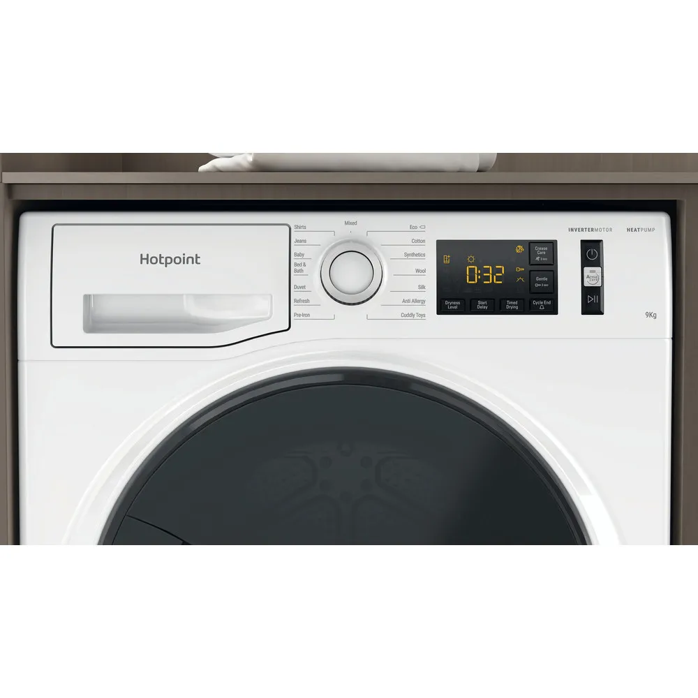 Hotpoint NTM119X3EUK 9kg Heat Pump Tumble Dryer - White - Image 9