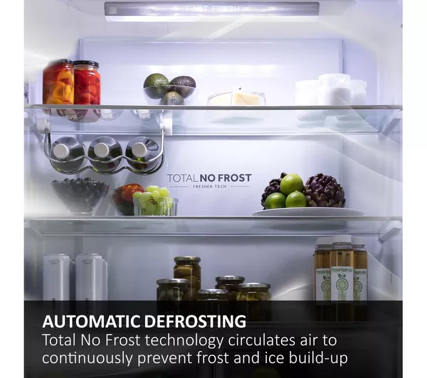 HAIER HFR5719EWPB Fridge Freezer - Slate Black - Image 11